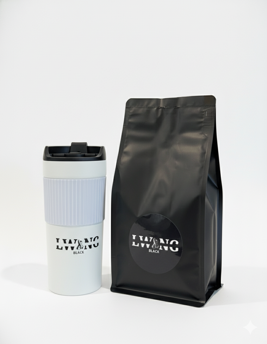 500g Lwang Black Combo (Choose your French Press)